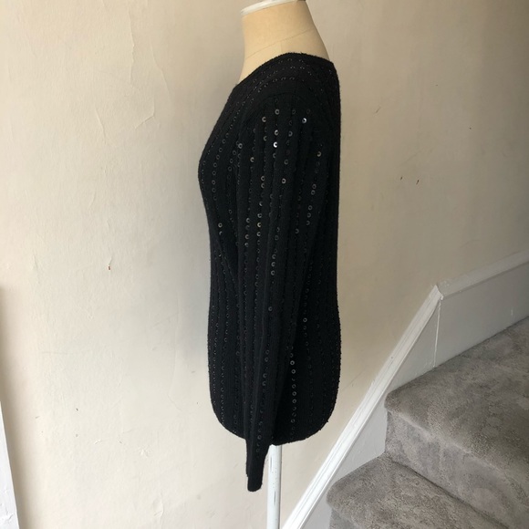 Vintage Stephen Keane Merino Wool Sequin Sweater - Picture 2 of 6